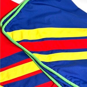 Vintage Pillowcases Set of 2, 70s Bedroom, Striped